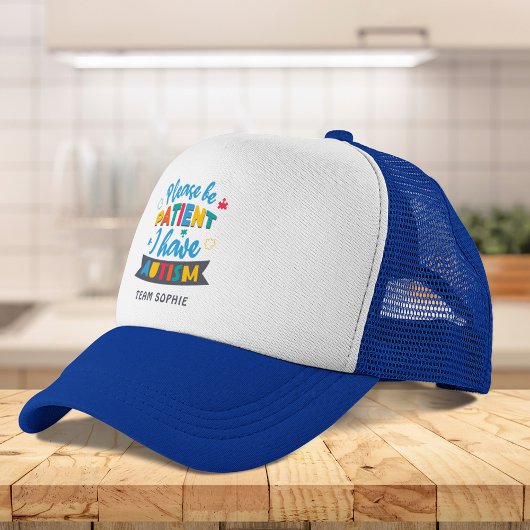 Casquette S'Il Vous Plaît Être Patient J'Ai Un Autisme Perso