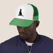 Casquette Silhouette de chien (En situation)