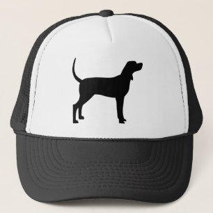 Casquette Silhouette de Coonhound (noir)