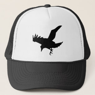 Casquette Silhouette de Corbeau Volant