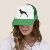 Casquette Silhouette de Dobermann (En situation)