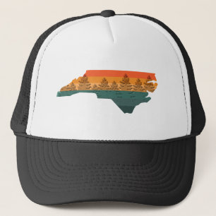 Casquette Silhouette de l'arbre de Caroline du Nord