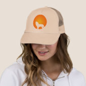 Casquette Silhouette de loup (En situation)