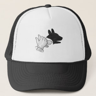 Casquette Silhouette de main de chien
