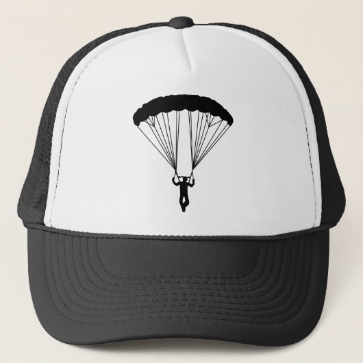 Casquette silhouette de parachutiste (Devant)
