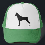 Casquette Silhouette de Pinscher de dobermann<br><div class="desc"></div>