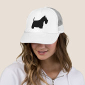 Casquette Silhouette de Terrier Écossais (En situation)