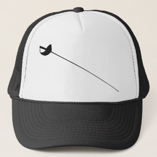 Casquette Silhouette d'ensemble d'épée de clôture