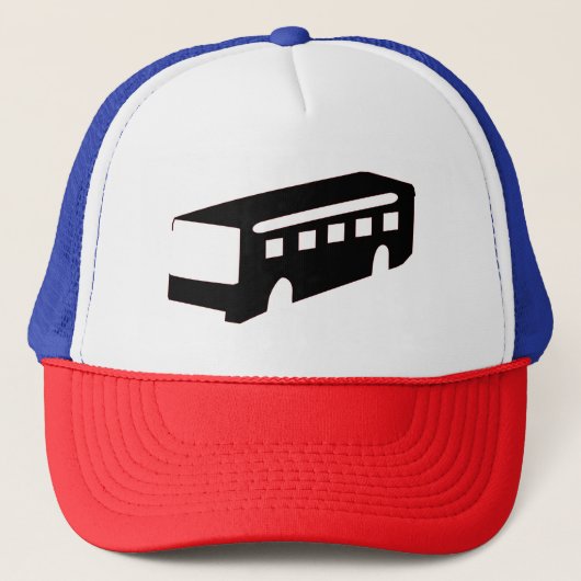 Casquette Silhouette du bus (Devant)