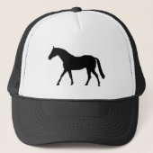 Casquette Silhouette du cheval (Devant)