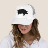 Casquette Silhouette du porc (En situation)
