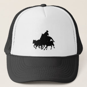 Casquette Silhouettes - chevaux - parquage d'équipe
