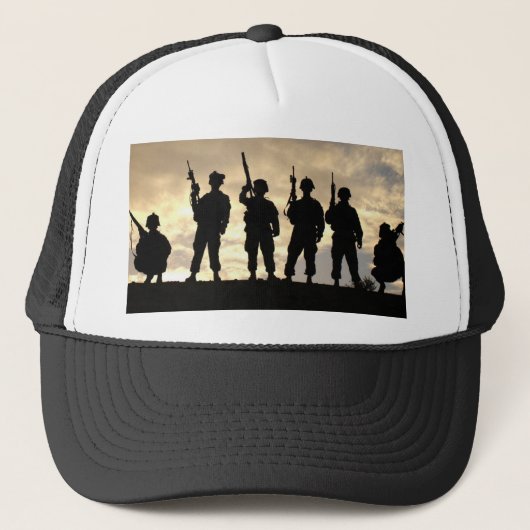 Casquette Silhouettes du soldat (Devant)