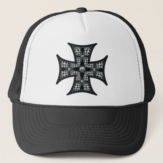 Casquette Silver Maltese Cross (Devant)