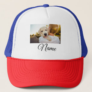 Casquette Simple animal coloré ajouter un nom photo jeté per