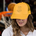Casquette Simple Basketball Club Nom Logo personnalisé<br><div class="desc">Simple Basketball Club Nom Logo personnalisé Ajoutez facilement votre logo au centre et personnalisez le texte courbé au-dessus et au-dessous. Cliquez sur l'option Modifier plus pour modifier la couleur et la police du texte si vous le souhaitez, </div>