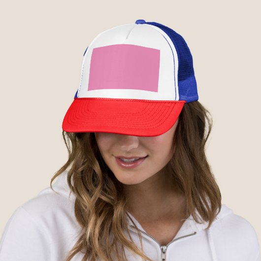 Casquette simple couleur solide simple touche de tableau per (En situation)