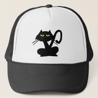 Casquette simple de chat noir