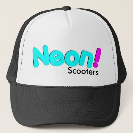 Casquette simple de scooters au néon (Devant)
