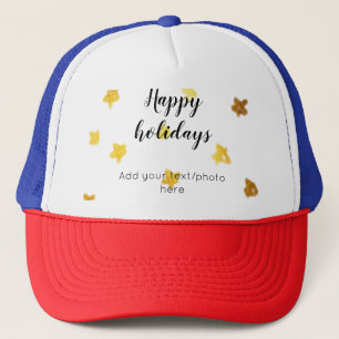 Casquette simple minimal ajoutez votre texte photo joyeuses