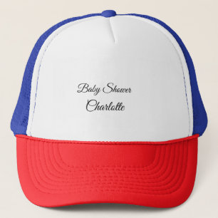 Casquette SIMPLE MINIMAL.CUTIE ADD NAME BABY baby shower Thr