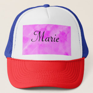 Casquette simple minimal lumière pastel rose ajoutez votre n