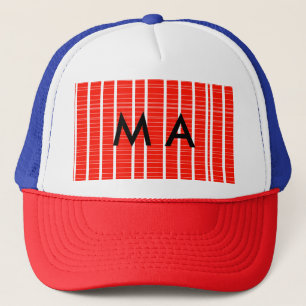 Casquette Simple monogramme ajouter votre nom lettre man min