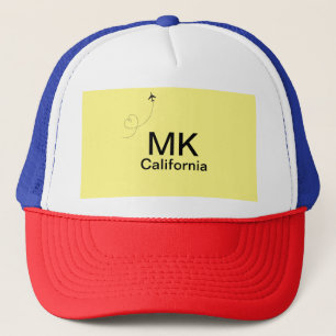 Casquette Simple monogramme minimaliste ajouter du texte avi