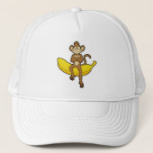 Casquette Singe à la banane (Devant)