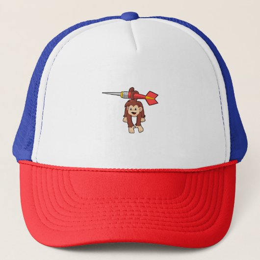 Casquette Singe aux fléchettes avec Dart (Devant)