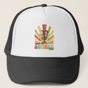 Casquette Sirop sur les vibrations de l'été, Soleil Rétro, V