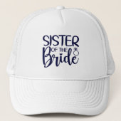 Casquette Sister of the Bride Wedding Party (Devant)
