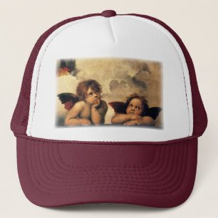 Casquette Sistine Madonna Angels par Raphael Sanzio