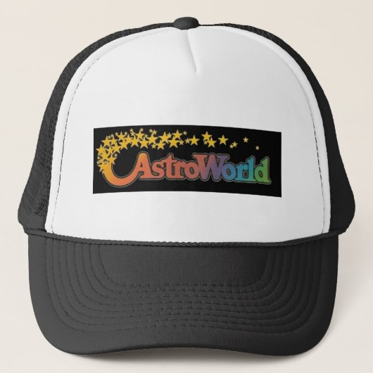 Casquette Six parcs d'attractions d'Astroworld de drapeaux (Devant)