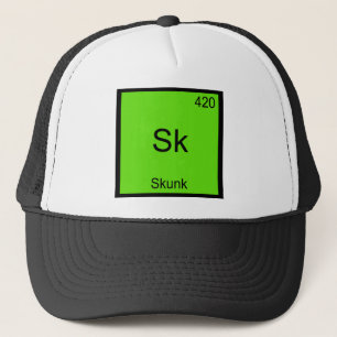 Casquette Sk - Skunk Tee Symbole d'élément de chimie drôle