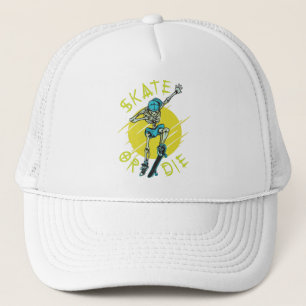 Casquette Skate ou die Skeleton Skateboarder