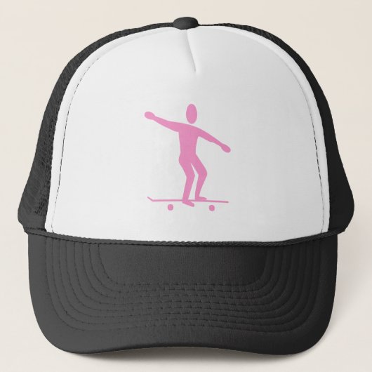 Casquette Skateboard - Rose (Devant)