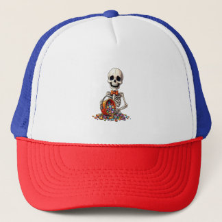 Casquette Skeleton Candy Bowl Halloween