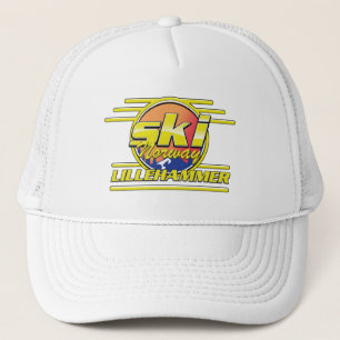 Casquette Ski Norvège Lillehammer ambiance 80s