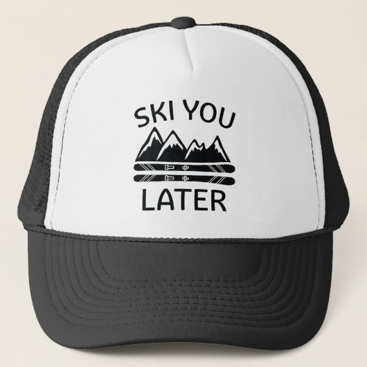 Casquette Ski Plus Tard (Devant)