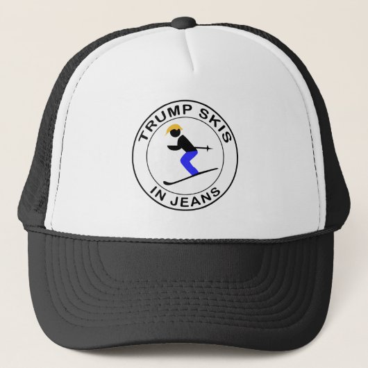 Casquette Skis d'atout dans des jeans (Devant)
