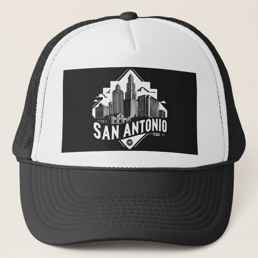 Casquette Skyline de San Antonio Texas (Devant)