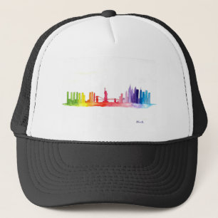 Casquette Skyline New York Rainbow NYC Colorful USA