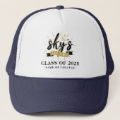 Casquette Sky's The Limit Class of 2025 Personnalisé Grad (Devant)