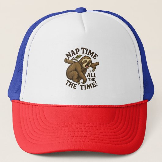 Casquette Sleepy Sloth Funny (Devant)