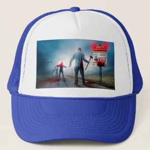 Casquette SlipperyJoe's heureux Halloween yeux brillants zom