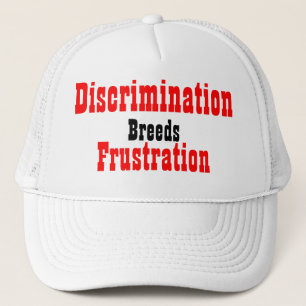 Casquette slogans contre la discrimination