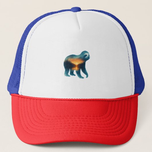 Casquette Sloth Camping Lover (Devant)