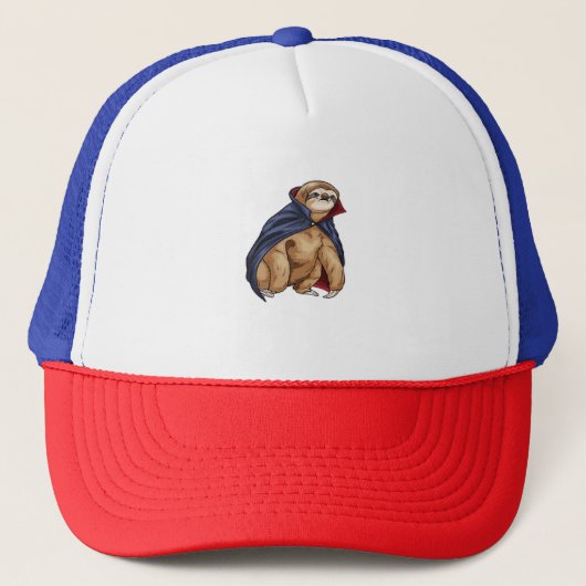 Casquette Sloth Halloween Vampire classique T-shirt (Devant)
