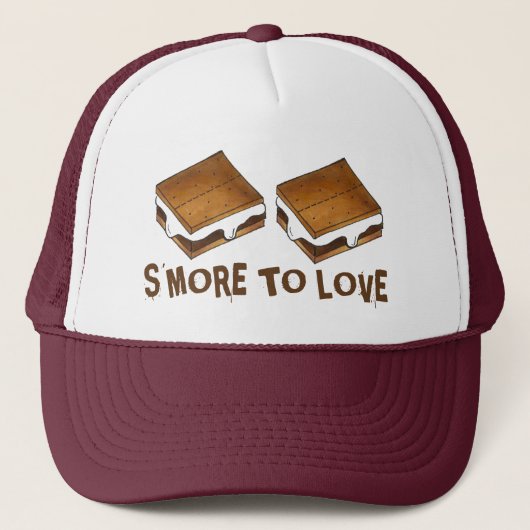 Casquette S'more To Love Funny Foodie Campfire S'mores (Devant)